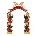 CHRISTMAS SQUARE ARCH WITH BELLS 263X55X309CM