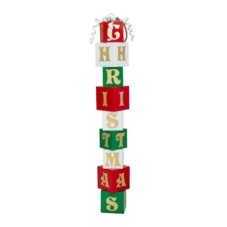 XMAS METAL HANGING ORNAMENT19.5Χ19.5Χ128