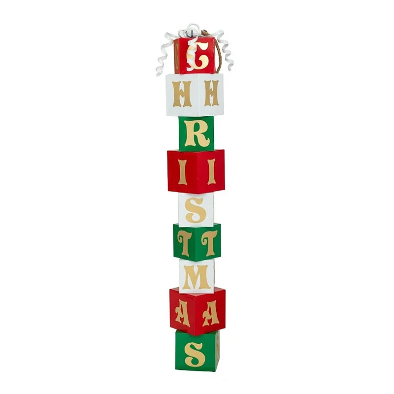 XMAS METAL HANGING ORNAMENT19.5Χ19.5Χ128