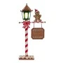 LED METAL GINGERBREAD MAILBOX 25X9X51CM