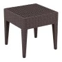 ΜΑΙΑΜΙ BROWN ΤΡΑΠΕΖΙ 45Χ45Χ45εκ. ΠΟΛ/ΝΙΟΥ - 53.0036