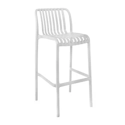 MODA Stackable Bar Stool-Pro PP-UV White MODA Stackable Bar Stool-Pro PP-UV White