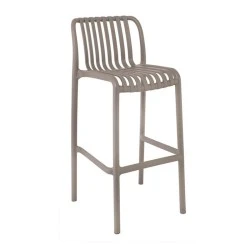 MODA Stackable Bar Stool-Pro PP-UV Mocha MODA Stackable Bar Stool-Pro PP-UV Mocha
