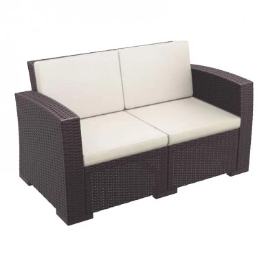 ΜΟΝΑΚΟ BROWN 2ΘΕΣΙΟΣ ΚΑΝΑΠΕΣ ΜΕ ΜΑΞ. ΠΟΛ/ΝΙΟΥ - 53.0814