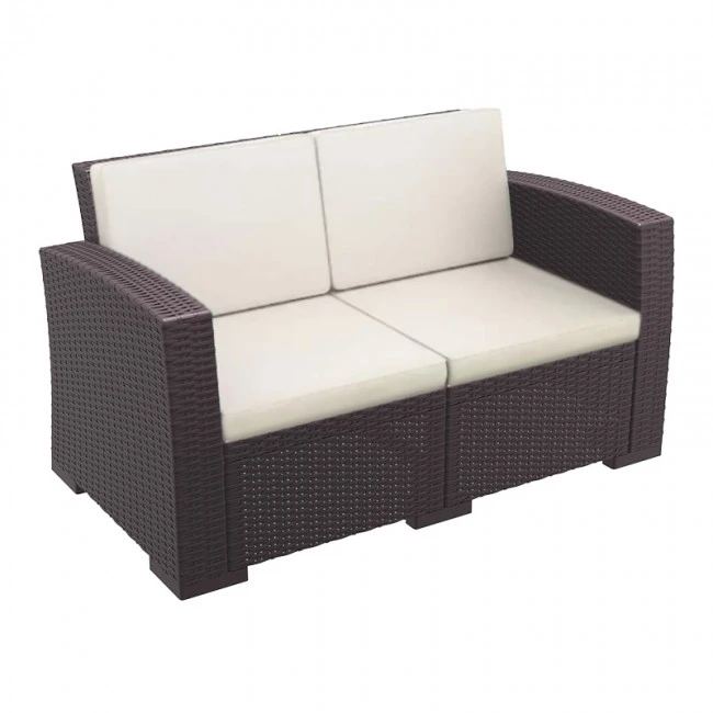 ΜΟΝΑΚΟ BROWN 2ΘΕΣΙΟΣ ΚΑΝΑΠΕΣ ΜΕ ΜΑΞ. ΠΟΛ/ΝΙΟΥ - 53.0814