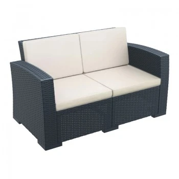 ΜΟΝΑΚΟ DARK GREY 2ΘΕΣ.ΚΑΝΑΠΕΣ ΜΕ ΜΑΞ. ΠΟΛ/ΝΙΟΥ - 53.0812