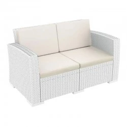 ΜΟΝΑΚΟ WHITE 2ΘΕΣ.ΚΑΝΑΠΕΣ ΜΕ ΜΑΞ. ΠΟΛ/ΝΙΟΥ - 53.0823