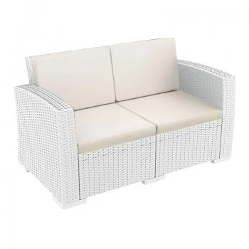 ΜΟΝΑΚΟ WHITE 2ΘΕΣ.ΚΑΝΑΠΕΣ ΜΕ ΜΑΞ. ΠΟΛ/ΝΙΟΥ - 53.0823