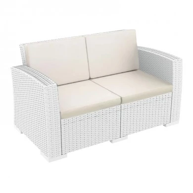 ΜΟΝΑΚΟ WHITE 2ΘΕΣ.ΚΑΝΑΠΕΣ ΜΕ ΜΑΞ. ΠΟΛ/ΝΙΟΥ - 53.0823