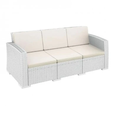 ΜΟΝΑΚΟ WHITE 3ΘΕΣ.ΚΑΝΑΠΕΣ ΜΕ ΜΑΞ. ΠΟΛ/ΝΙΟΥ - 53.0813