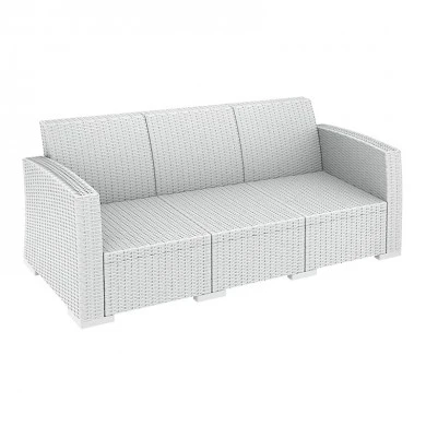 ΜΟΝΑΚΟ WHITE 3ΘΕΣΙΟΣ ΚΑΝΑΠΕΣ ΠΟΛ/ΝΙΟΥ - 53.0162