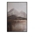 MOUNTAINS ΠΙΝΑΚΑΣ 83Χ123ΕΚ ME WENGE ΚΟΡΝΙΖΑ ΣΕ ΤΥΠΩΜΕΝΟ ΚΑΜΒΑ
