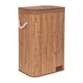 NATURAL BAMBOO LAUNDRY BASKET 40X30X60CM
