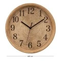 PLASTIC WALL CLOCK IN BEIGE COLOR D30X4,5CM