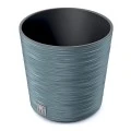 SCANDINAVIAN BLUE PLASTIC PLANTER FURU ROUND D 30X29 CM