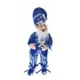 BLUE AND SILVER CHRISTMAS ELF 40CM