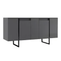 Luxe Megapap melamine buffet in anthracite color 160x35x80cm.