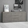 Ocean Megapap melamine buffet in beton grey color 240x45x86cm.