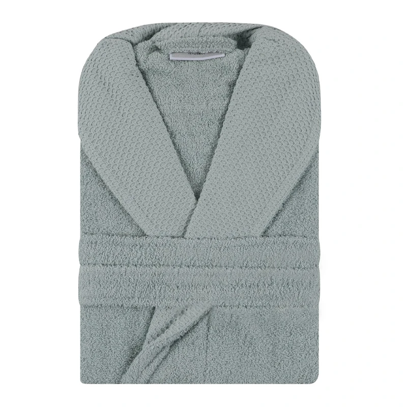 Bathrobe with collar Cappa 360gr/m² Large color mint