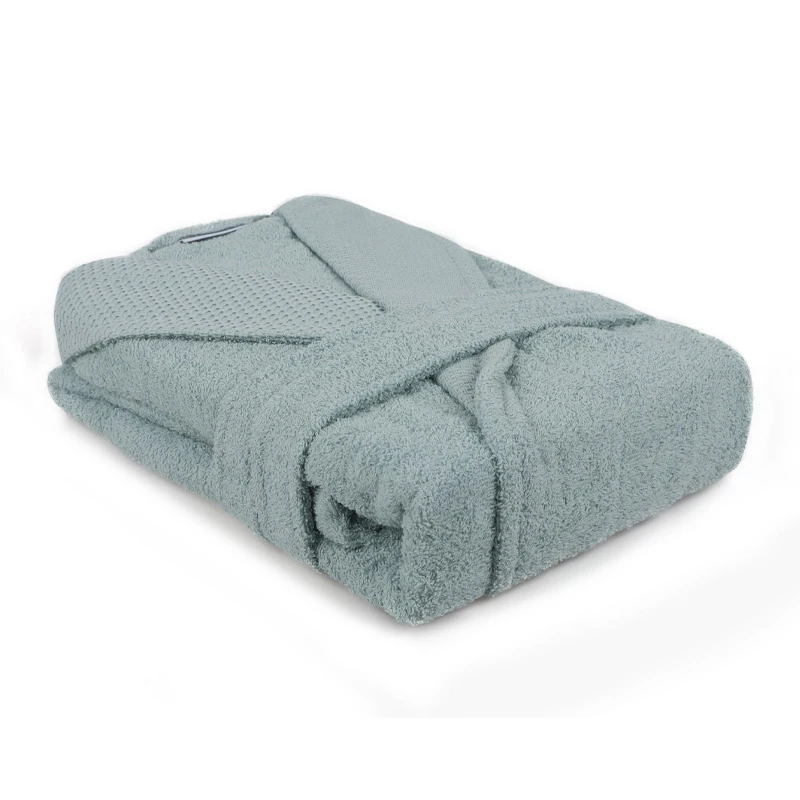 Bathrobe with collar Cappa 360gr/m² Large color mint
