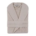 Bathrobe with collar Cappa 360gr/m² Medium color cappuccino
