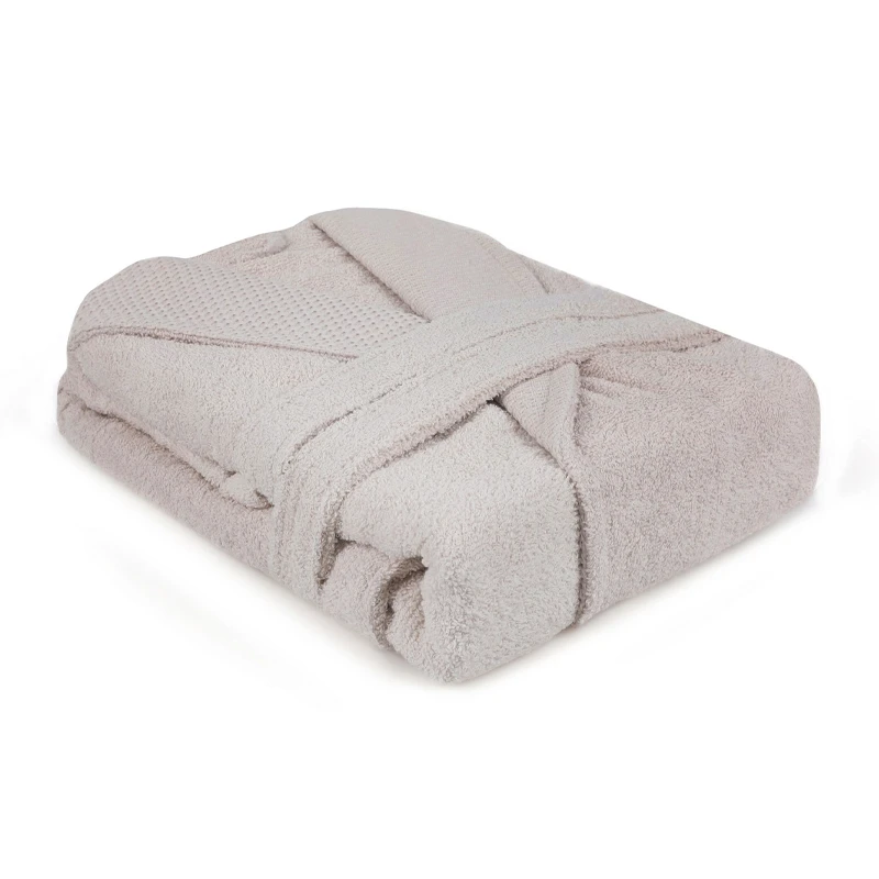 Bathrobe with collar Cappa 360gr/m² Medium color cappuccino