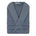 Bathrobe with collar Cappa 360gr/m² Medium color indigo blue