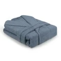 Bathrobe with collar Cappa 360gr/m² Medium color indigo blue