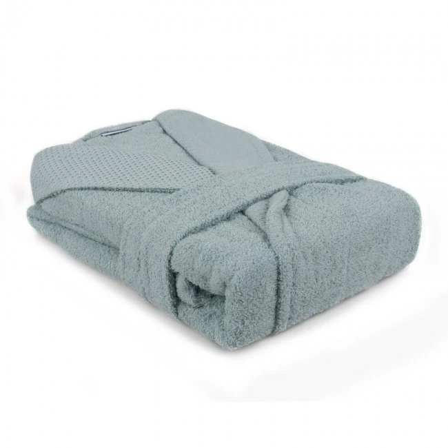 Μπουρνούζι με γιακά Cappa Capa Home 360gr/m² Medium χρώμα μέντα
