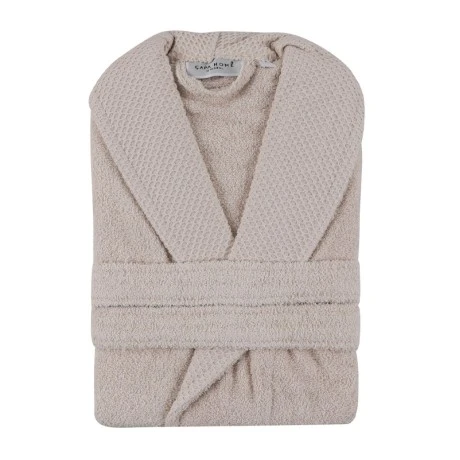 Bathrobe with collar Cappa 360gr/m² XLarge color cappuccino