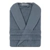 Bathrobe with collar Cappa 360gr/m² XLarge color indigo blue