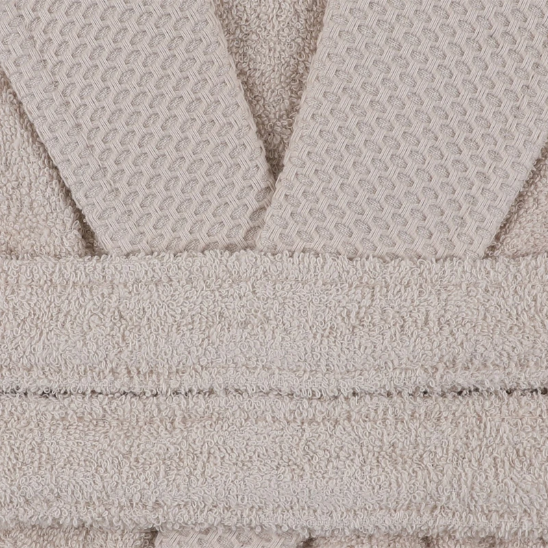 Bathrobe with collar Cappa 360gr/m² XXLarge color cappuccino