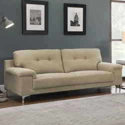 NOTE 3-Seater Sofa Fabric Cappuccino NOTE 3-Seater Sofa Fabric Cappuccino