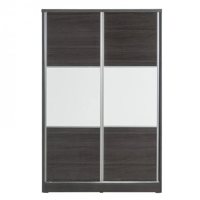 Wardrobe with 2 sliding doors Griffin pakoworld in wenge eo colour 121x56.5x180.5cm