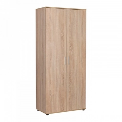 Ντουλάπα ρούχων Trendline Megapap δίφυλλη χρώμα sonoma 80x47x187εκ.