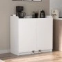 Altay I Megapap melamine kitchen/bathroom cabinet in white color 97,8x44,1x91,5cm.