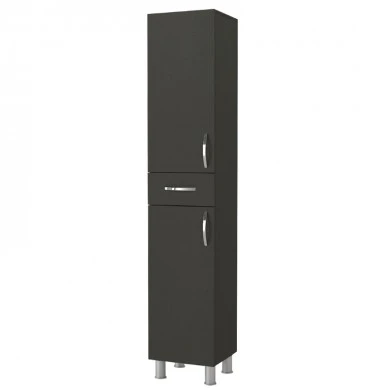Selina Megapap melamine kitchen/bathroom cabinet in anthracite color 35x31x179cm.