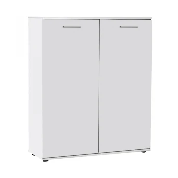 Ντουλάπι - παπουτσοθήκη 24 ζευγών Ultra Megapap δίφυλλο χρώμα λευκό 91x35x108εκ.