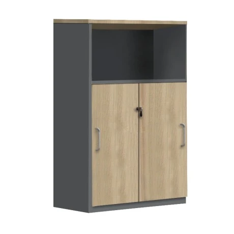 PROGRESS  Cabinet With Shelf Elm/Grey
