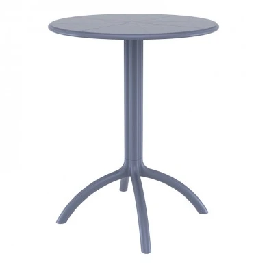 ΟΚΤΑΠΟΥΣ ΜΠΑΡ Φ60Χ108εκ.DARK GREY ΠΟΛ/ΝΙΟΥ - 20.0170