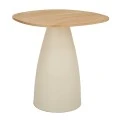 OFF WHITE MUSHROOM ΒΟΗΘΗΤΙΚΟ ΤΡΑΠΕΖΙ 65Χ58Χ45ΕΚ