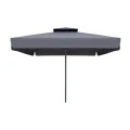 Juno Megapap professional umbrella aluminium frame fabric in anthracite color 3,5x3,5m