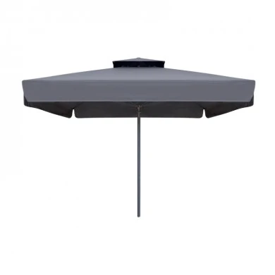 Juno Megapap professional umbrella aluminium frame fabric in anthracite color 3,5x3,5m