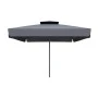 Juno Megapap professional umbrella aluminium frame fabric in anthracite color 3,5x3,5m