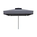 Juno Megapap professional umbrella aluminium frame fabric in anthracite color 3x3m.