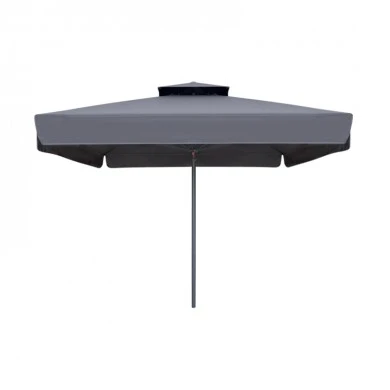 Juno Megapap professional umbrella aluminium frame fabric in anthracite color 3x3m.