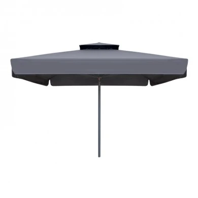 Juno Megapap professional umbrella aluminium frame fabric in anthracite color 4x4m