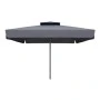 Juno Megapap professional umbrella aluminium frame fabric in anthracite color 4x4m