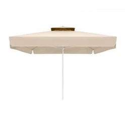 Ομπρέλα επαγγελματική Juno Megapap τηλεσκοπική αλουμινίου χρώμα εκρού 3,5x3,5m.