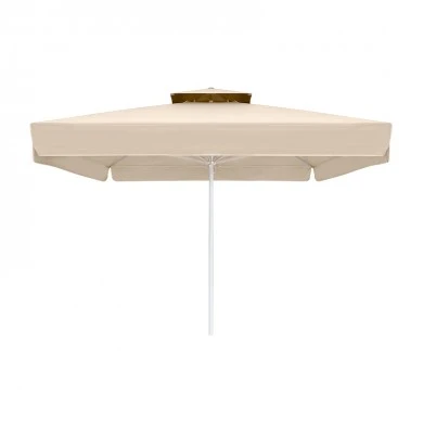 Ομπρέλα επαγγελματική Juno Megapap τηλεσκοπική αλουμινίου χρώμα εκρού 3,5x3,5m.